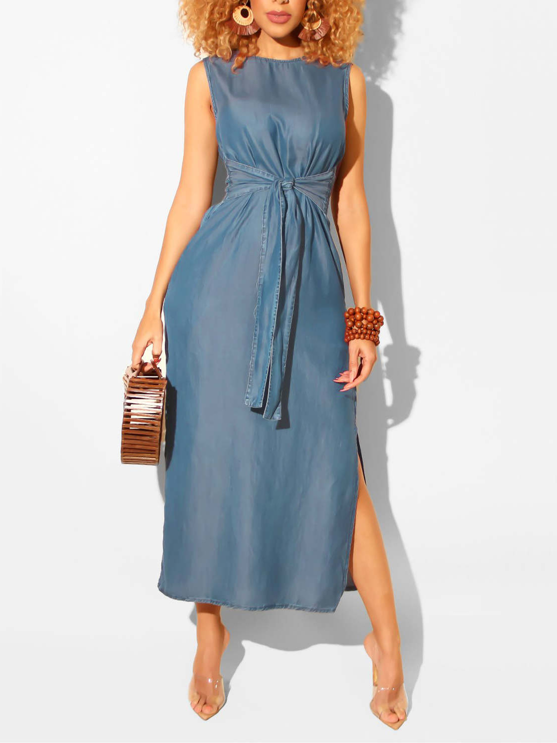 Jeans Kleid Braun Jeans Kleid Braun